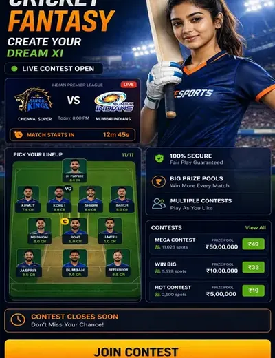 Hero11 (hero11) fantasy cricket & matchday visual 3